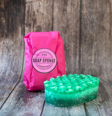 Exfoliating Soap Sponge green