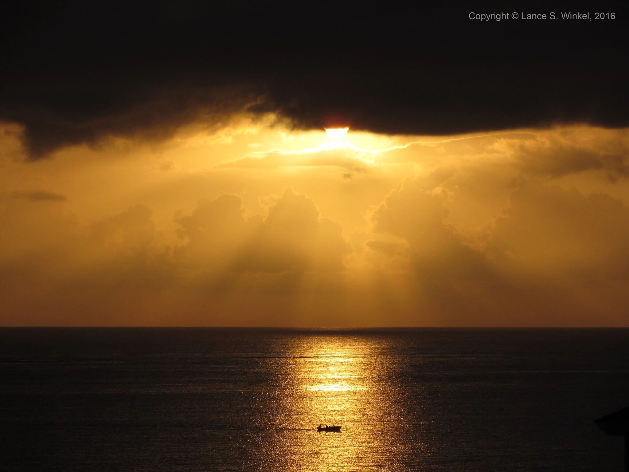 FIshermen at Sunrise, Copyright © Lance S. Winkel, 2019