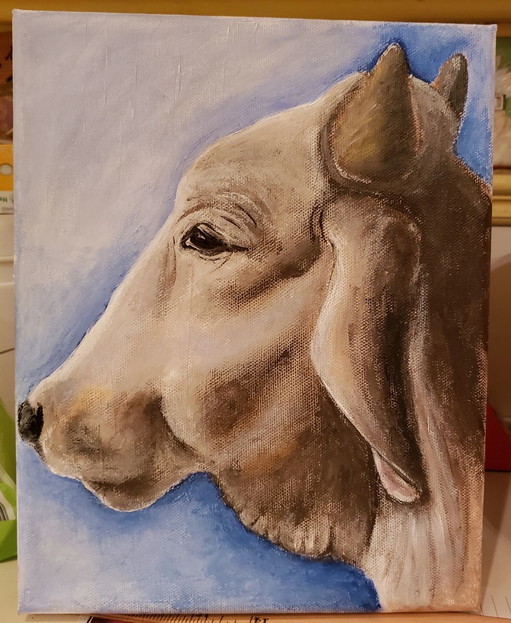 Brahma Bull
8x10
Acrylic on stretched canvas 