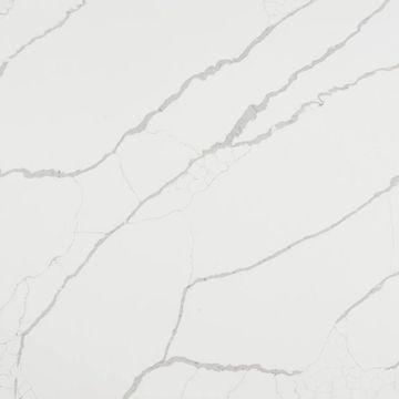 Aviana is a white quartz with distinct grey veining giving the material appearance of natural stone.