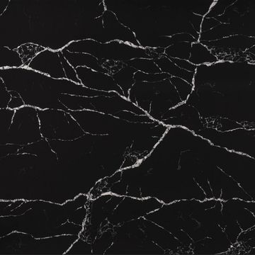 Montenegro is striking black quartz with vibrant white veining.