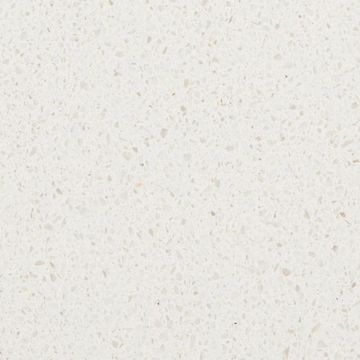 White Sand-N is white quartz with consistent clear speckles throughout.