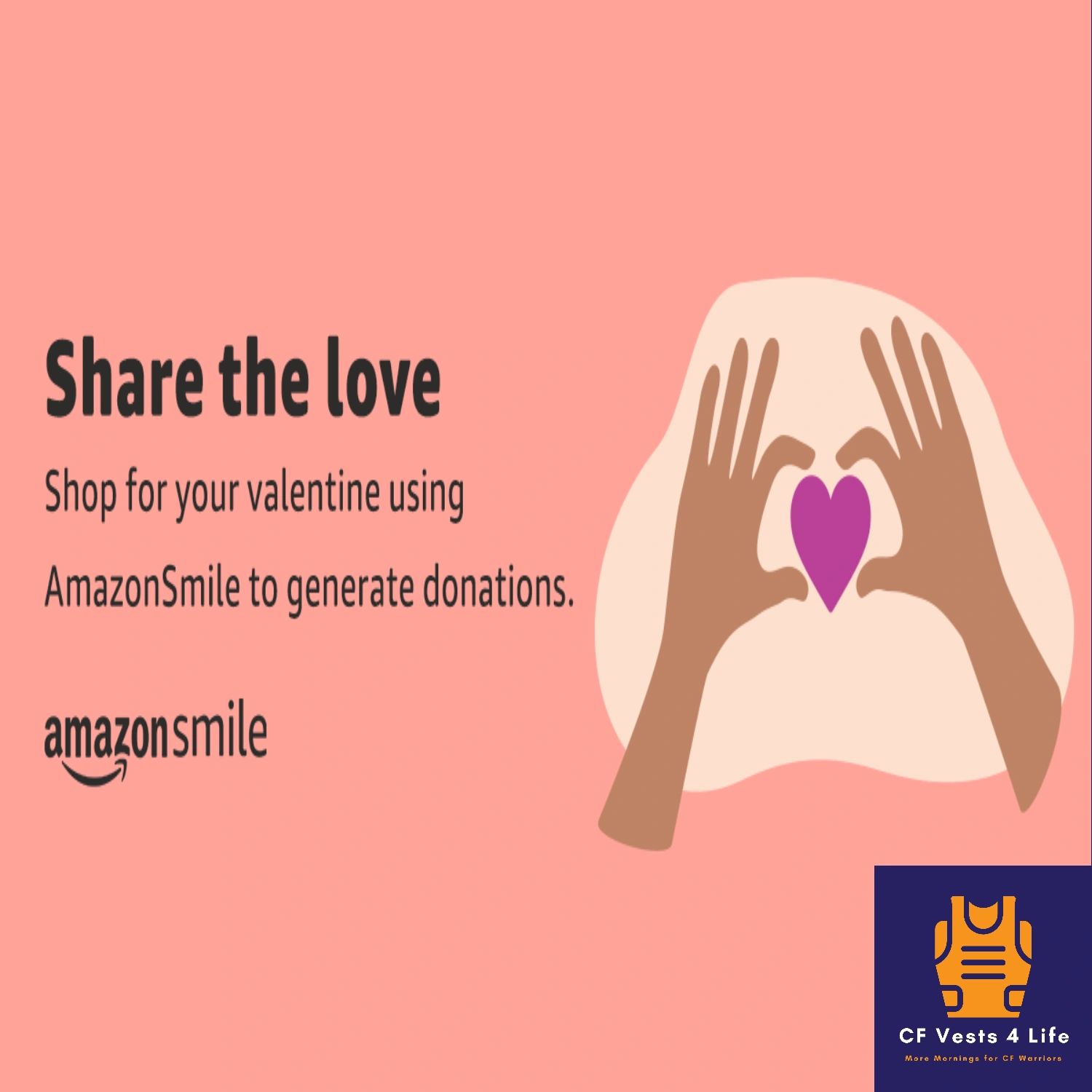 Valentines Gifts On Amazon Smile To Benefit Cf Vests For Life