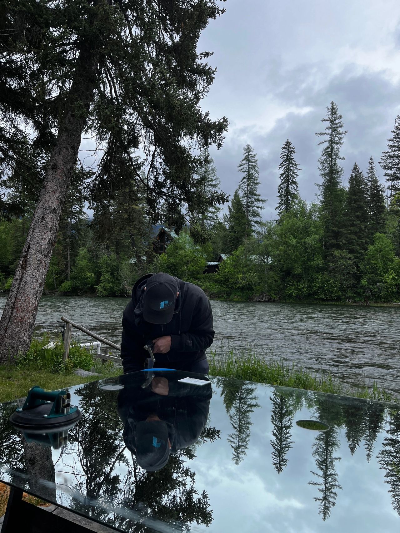 Brett making the custom fit happen!