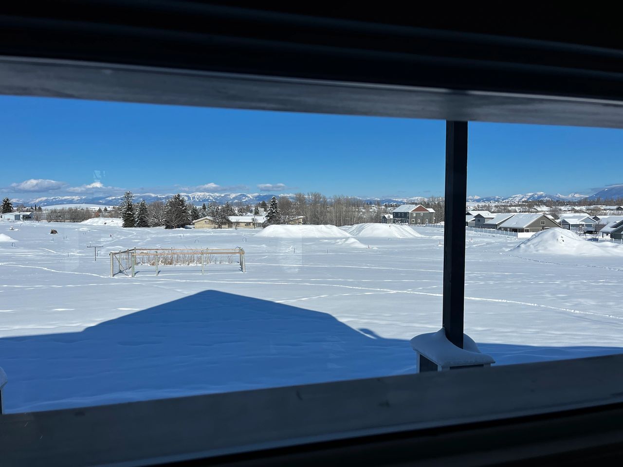 The new window glass that Precision Glass replaced for a Kalispell customer