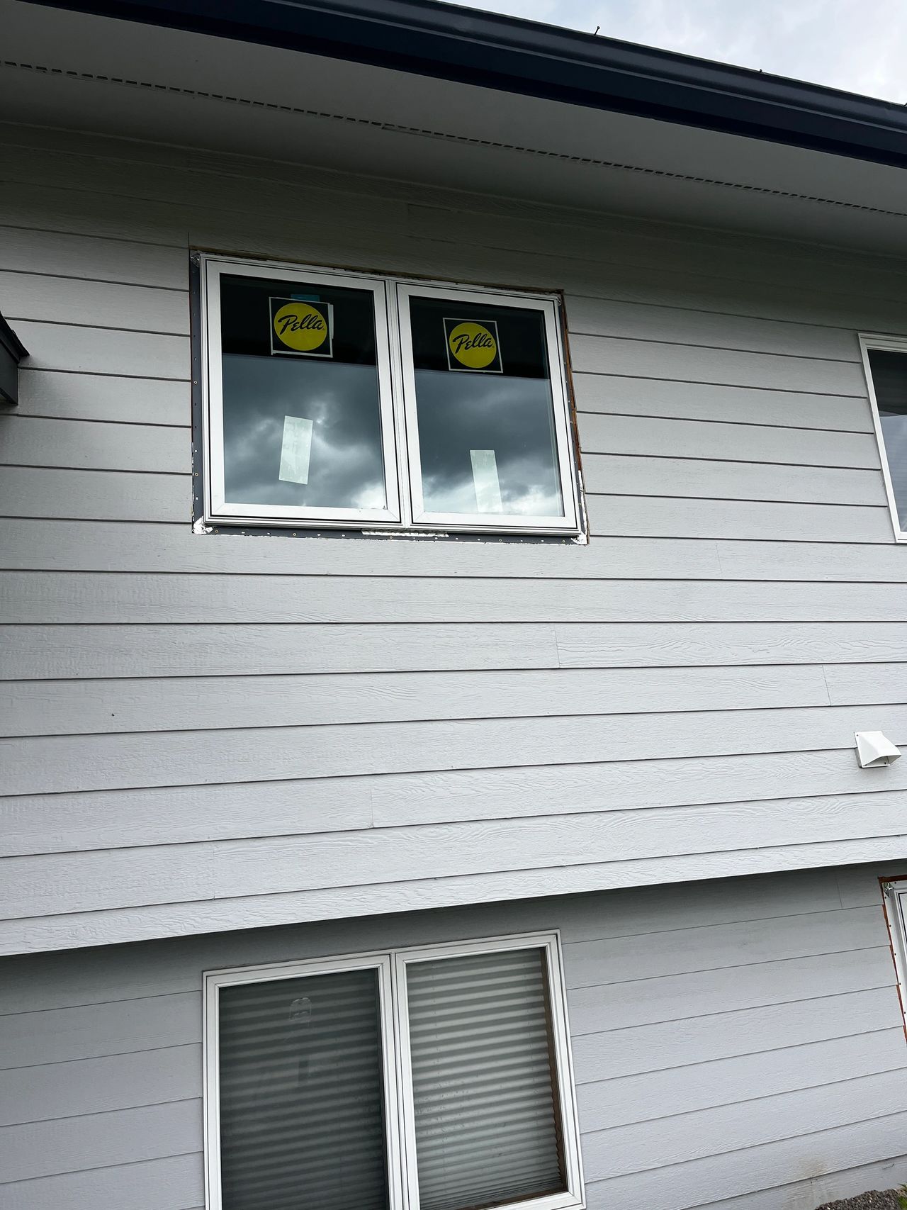 A Precision Glass installed replacement window with half casement & half picture