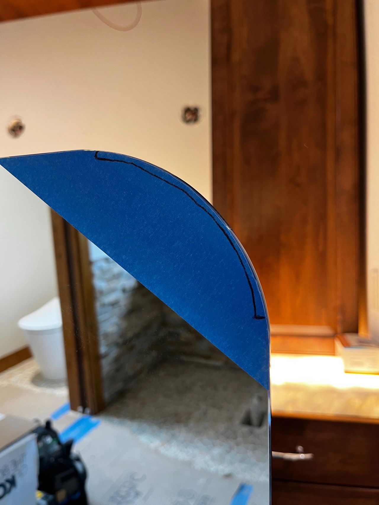 Template transferred to the custom mirror