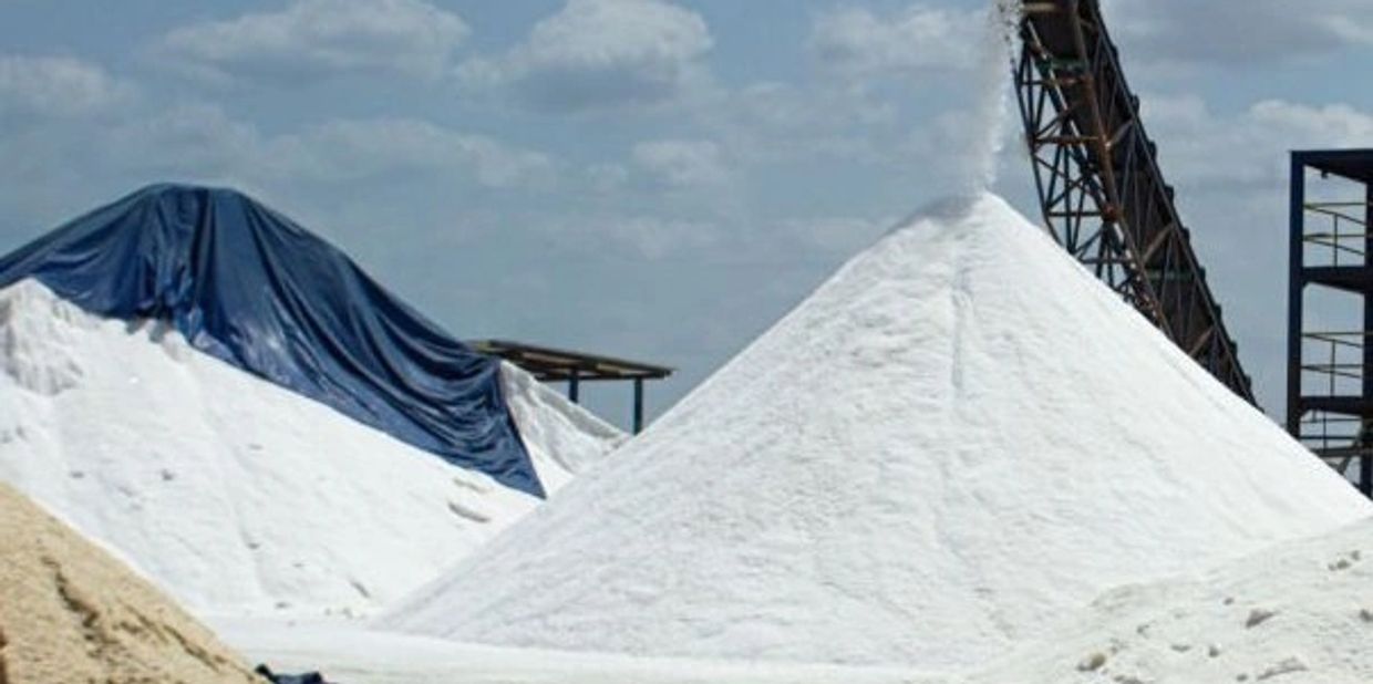 pile of raw materials