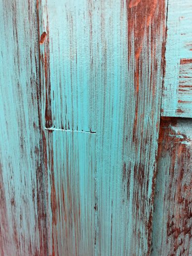 Patinas, weird color mixes, rustic paints, making furniture look old, different or new.