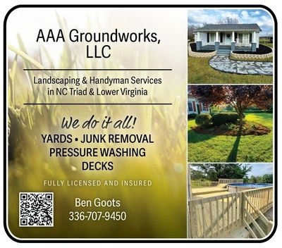 Landscaping and Handyman Mount Airy AAA Ground Works