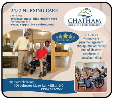 Chatham Nursing Home and Rehabilitation Elkin and Mount Airy exclusive coupons Surry county here