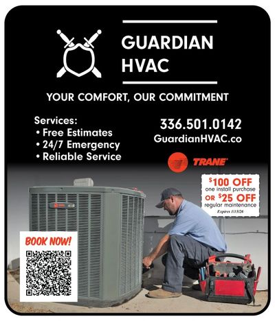 Air Conditioning Guardian HVAC  Mount Airy Surry County exclusive coupon
