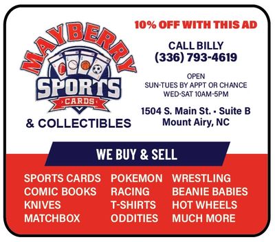 Card Collectibles Mayberry Collectibles exclusive coupons only here