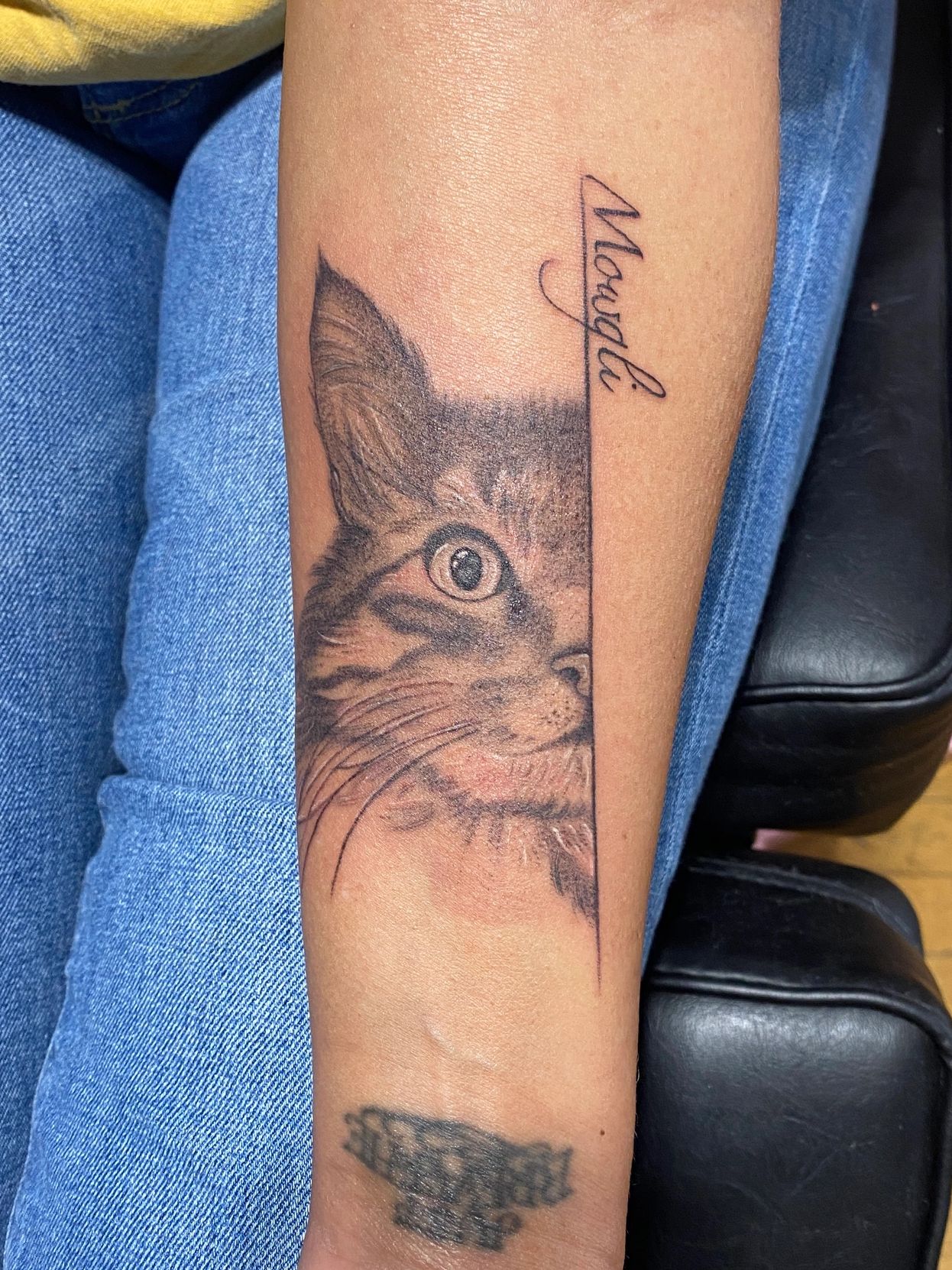 A sweet pet memorial piece


Wrist tattoo not my work