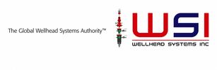 Logo of Well Head Systems Inc with a drilling rig icon.