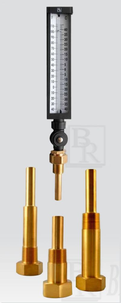 Models BRHW5/5A Hot Water Thermometers - Blue Ribbon Corp.