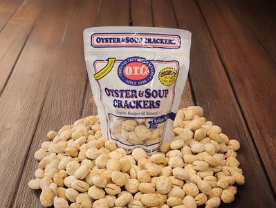 OTC Oyster and Soup Crackers on a kitchen table
