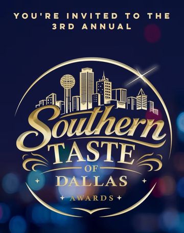 Invitation to the 3rd Annual Southern Taste of Dallas Awards.
