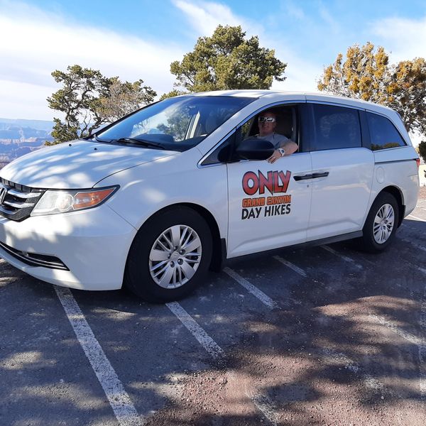 One of our Only Grand Canyon Day Hikes Honda Odysseys.
Grand Canyon day hikes are all we do!