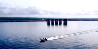 Boat charters sailing at full speed