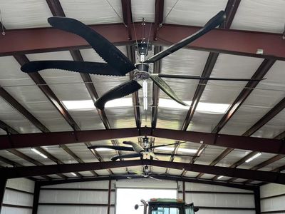 Fan, Super Duty Fan, Bigass fan, Big Ass fan, macro fan, hvls fan, shop fan