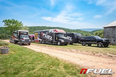 Fuel Ministry rigs travel to camps and provide trackside ministry at tracks across the United States