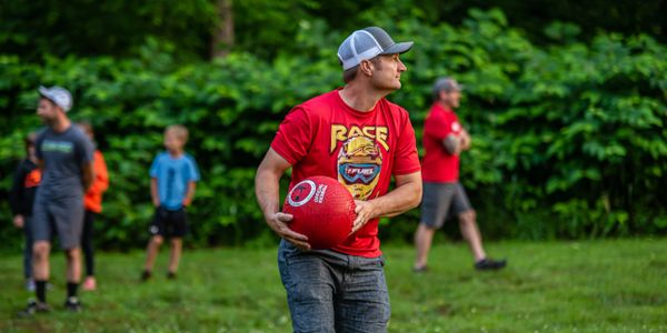 Chad Varney pictured playing Goof Ball.