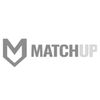 Logo with the word MATCHUP and a stylized shield or checkmark.