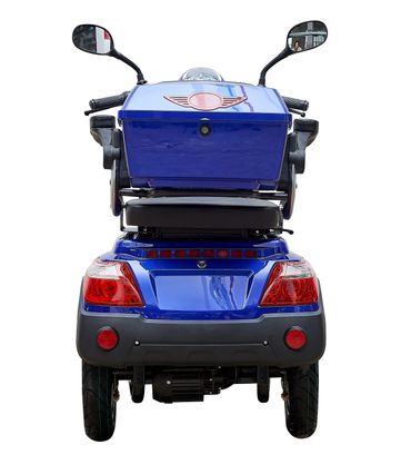 Side View of 4 Wheel Electric Scooter
