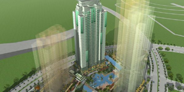 Artist's perspective of Red Oak, Two Serendra, Bonifacio Global City