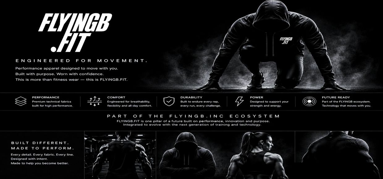 FLYINGB.FIT — engineered performance apparel by FLYING B INC.