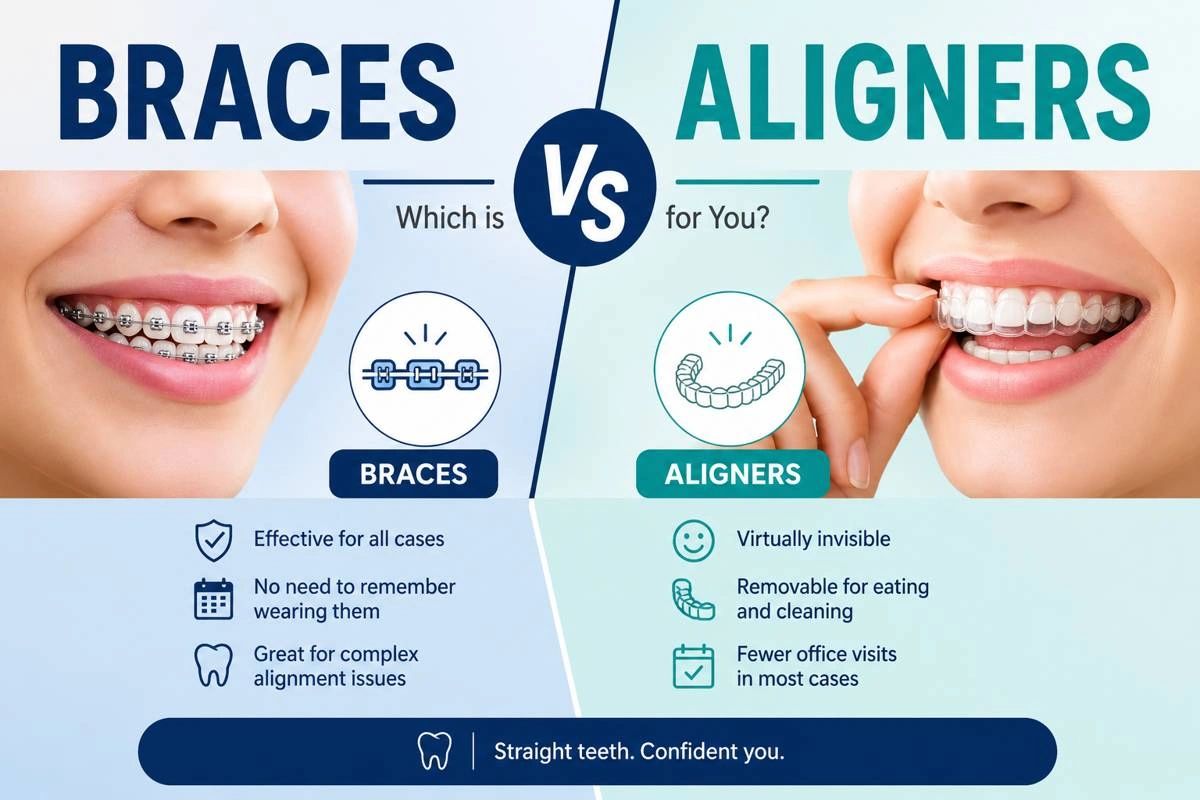 Braces vs. Aligners — Which Is Right for You?