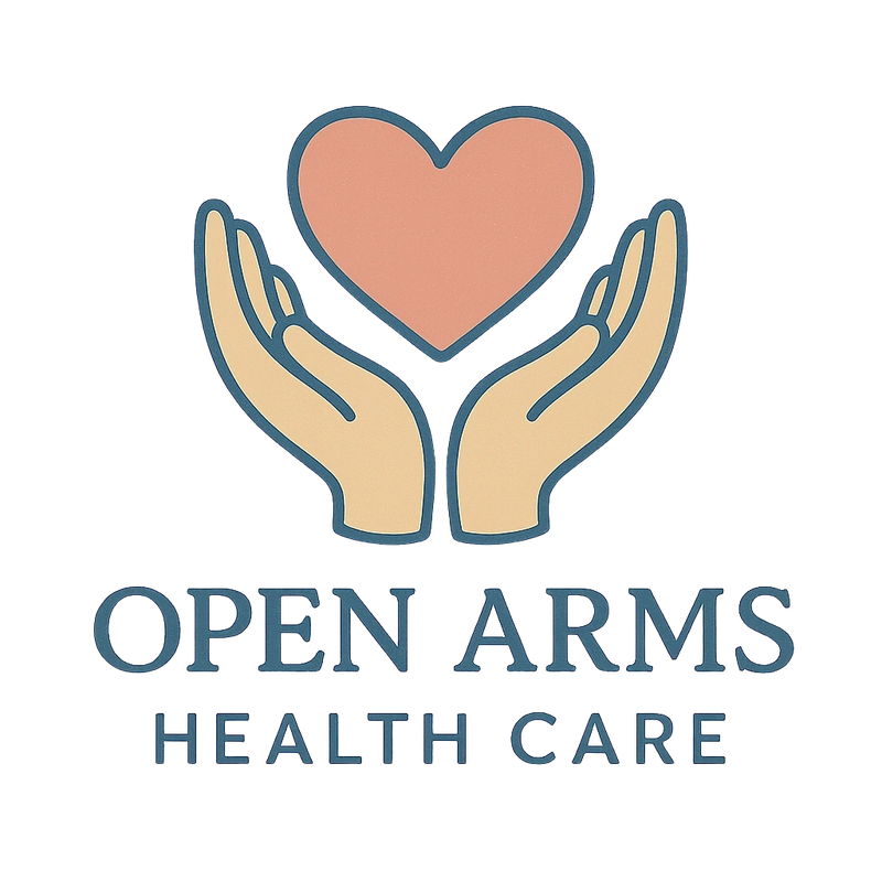 Open Arms Health Care logo