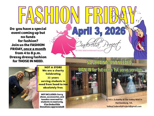 Fashion Friday's were created for the general public to obtain quality attire for events. 