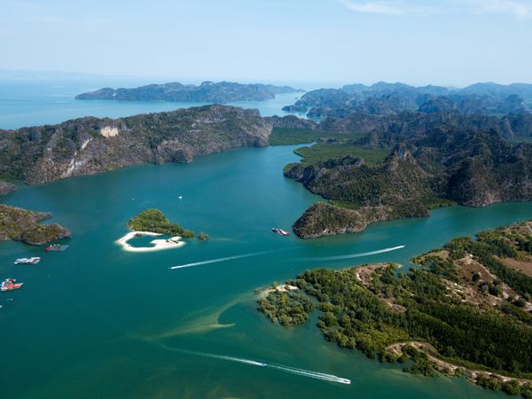 Kilim Geoforest Park During a Private Langkawi Cruise Aboard a Private Yacht in Langkawi.