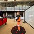 In the interactive stance . Northern Lights NT interactive gaming installation  at Tropicon 2023
