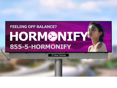 I-95 digital billboard in Fort Lauderdale with woman 