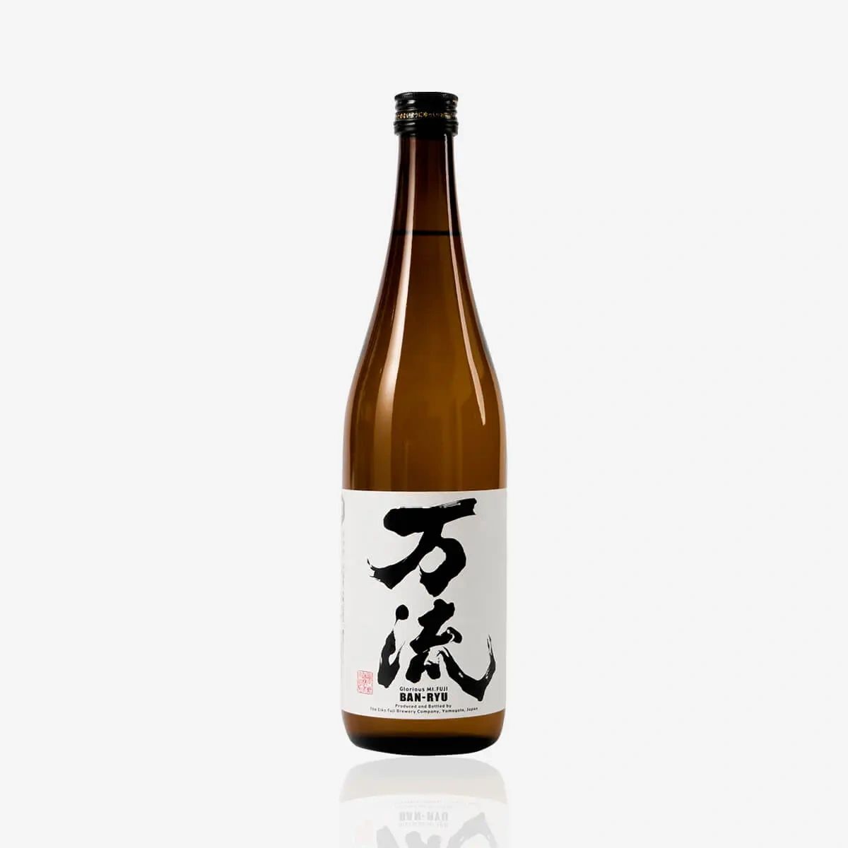 bottle of Honjozo, a type of Japanese sake