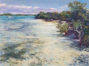 Shallow water pastel, New Pass Sarasota, FL