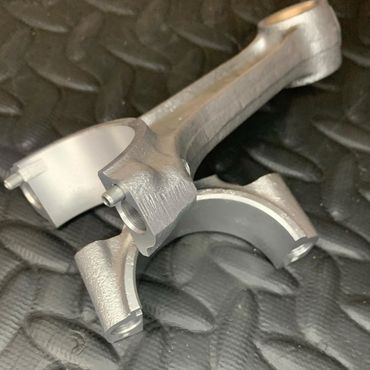 Lotus Elan con rod after vapour blasting