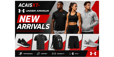Under Armour new arrivals featuring apparel and shoes for performance and style.