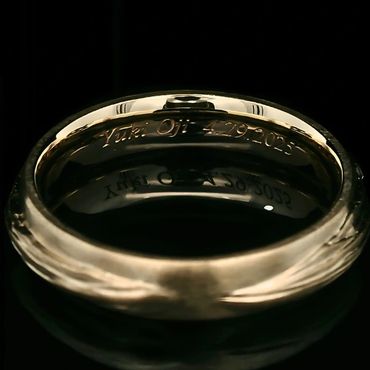 gold ring engraving