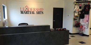 Leadership Martial Arts front desk
