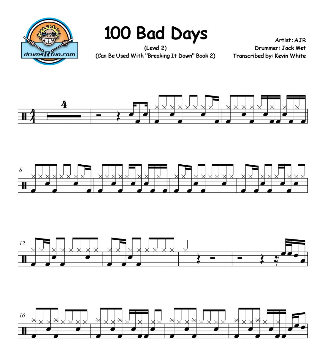 AJR - 100 Bad Days (Official Instrumental) 