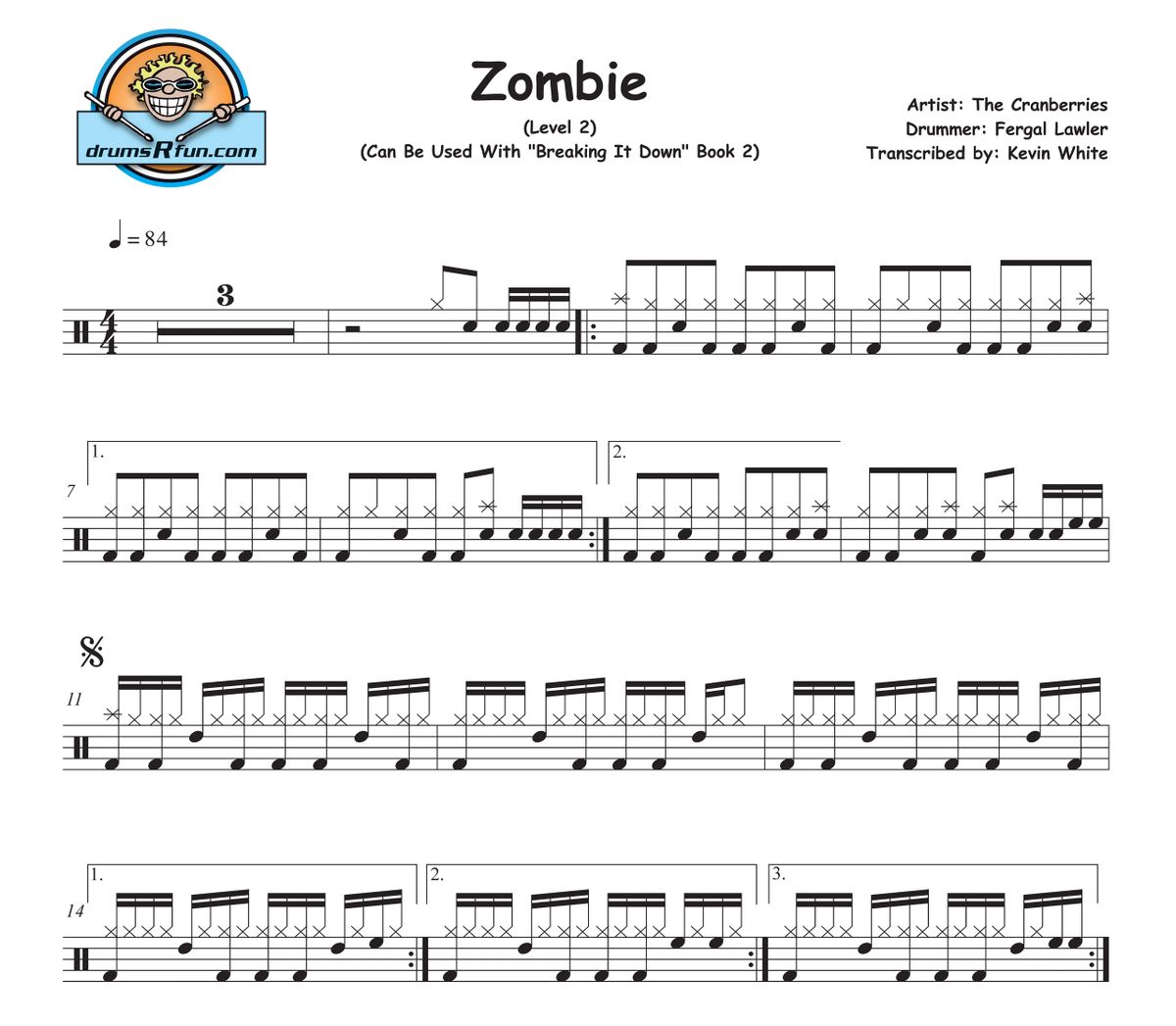 Zombie by The Cranberries worksheet