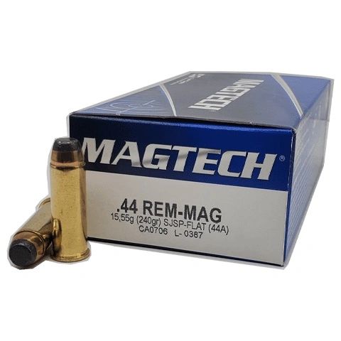 .44 Remington Magnum 240 Grain Semi-Jacketed Soft Point(SJSP) MagTech