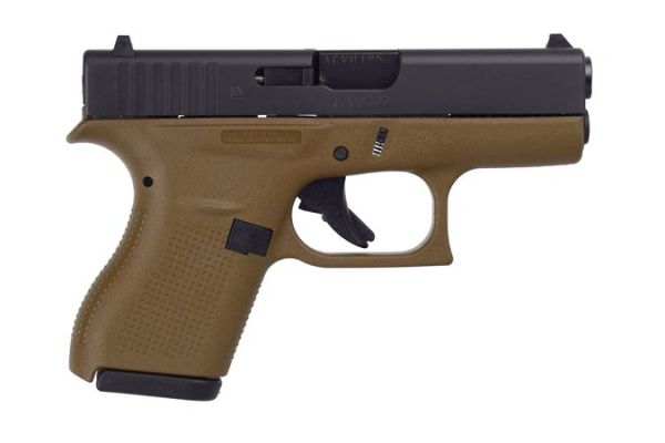 LIPSEY'S EXCLUSIVE GLOCK G42 FLAT DARK EARTH 380 ACP