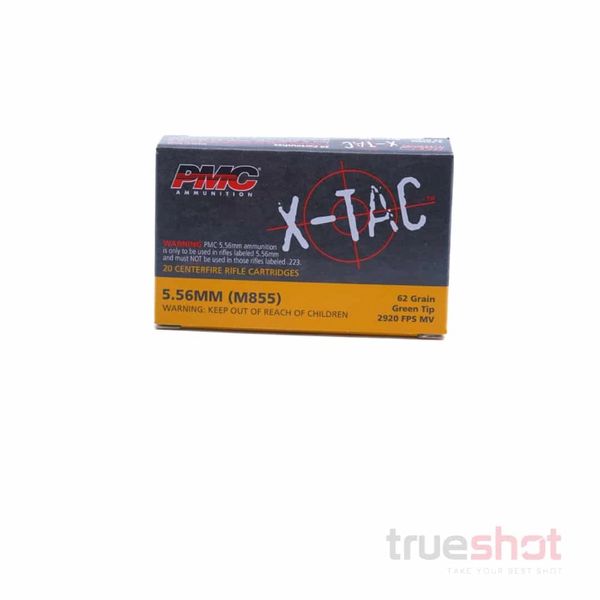 5.56X45MM – 62 GRAIN – PMC – X-TAC – FMJ