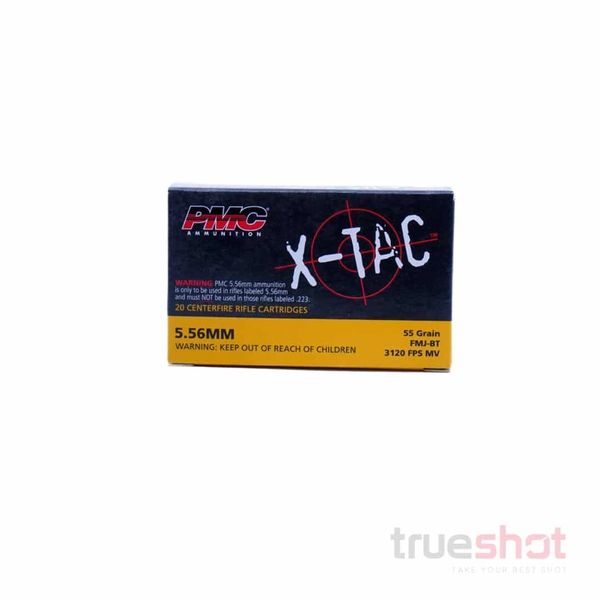 5.56X45MM – 55 GRAIN – FMJBT - PMC – X-TAC