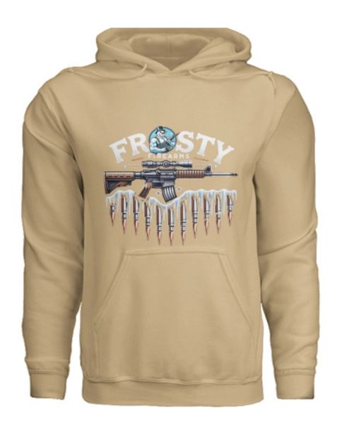 Frosty Firearms Hoodie (Tan)